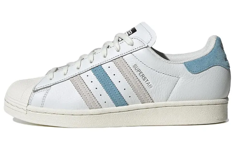 Adidas Superstar Cream White Preloved Blue