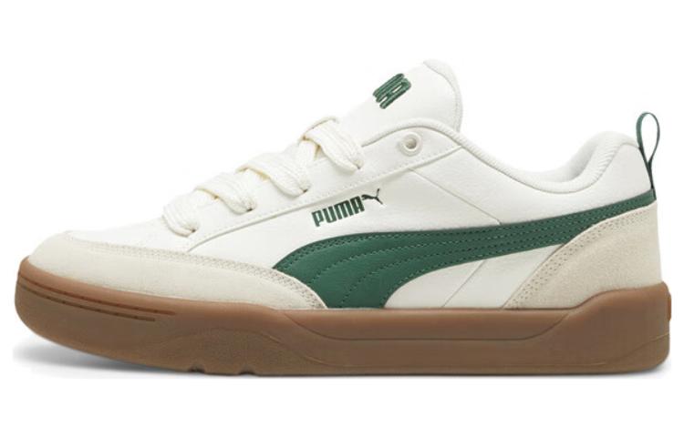Кеды PUMA Park Lifestyle (бело-зеленые из ткани)