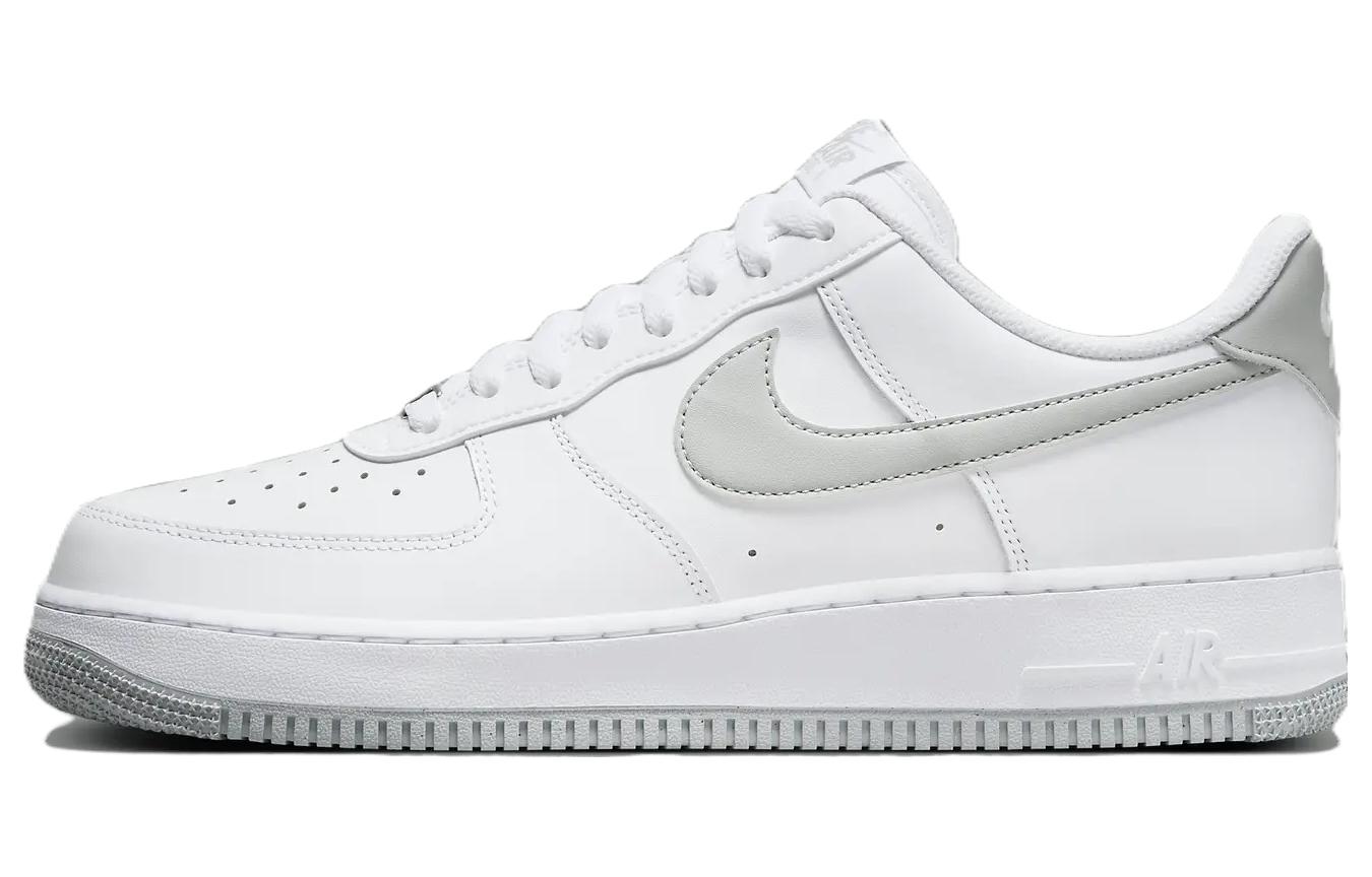 Мужские кроссовки Nike Air Force 1 Low (бело-серые)