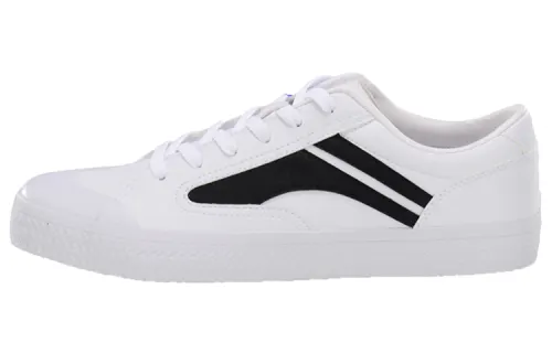 Li Ning Synthetic Leather Fashion Slip Resistant, Abrasion Resistant, Breathable, Lightweight Low top Skateboard Shoes