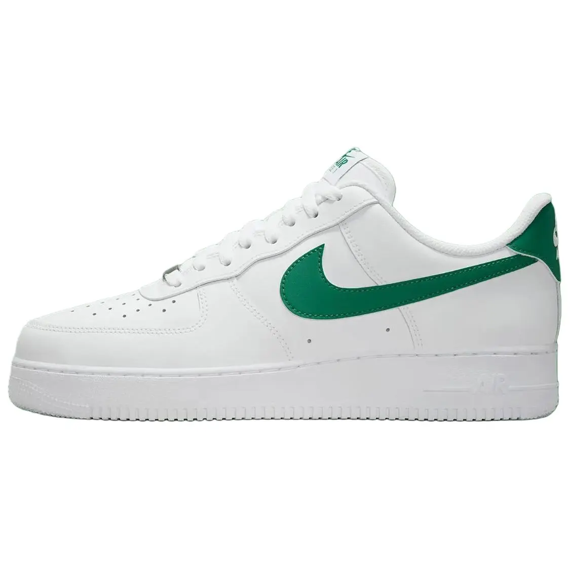 Nike Air Force 1 Slip Resistant Abrasion Resistant Low top Skateboard Shoes Men's White Green