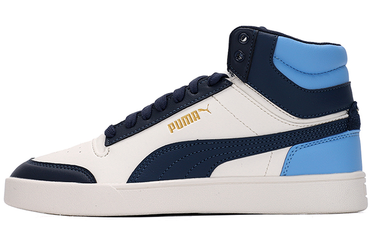 PUMA Shuffle Mid Mid Tops Casual Skateboarding Shoes Unisex Blue White