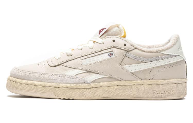 Reebok Club C Revenge Vintage Wear resistant And Lightweight Low top Skateboard Shoes Women's Ecru