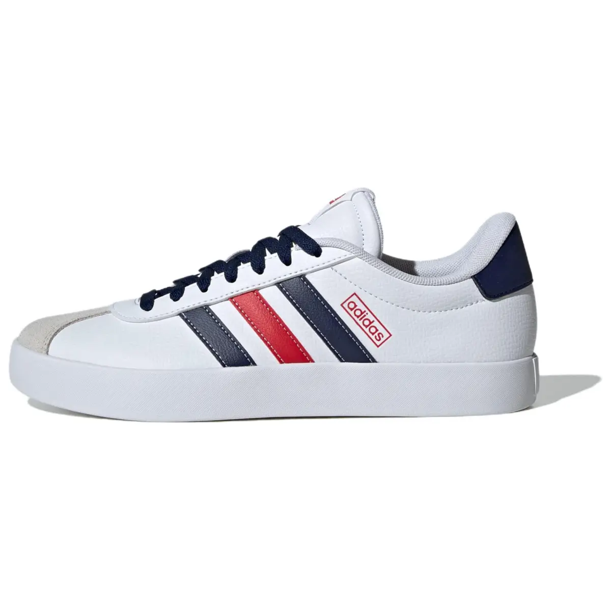 Adidas VL COURT 3.0 Comfortable Low top Skateboard Shoes Men's White Black