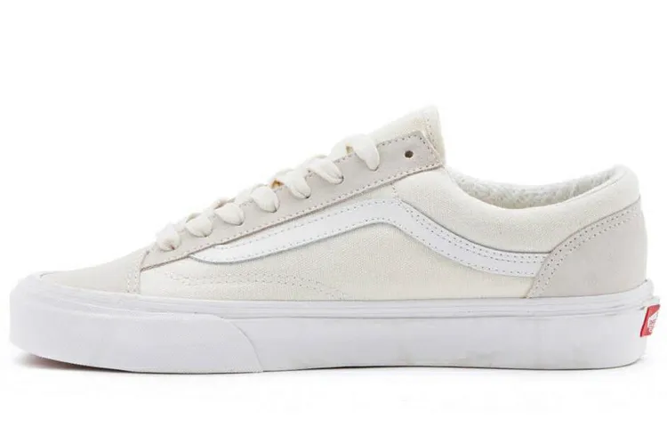 Vans Comfortable Lightweight Low top Skateboard Shoes Unisex White