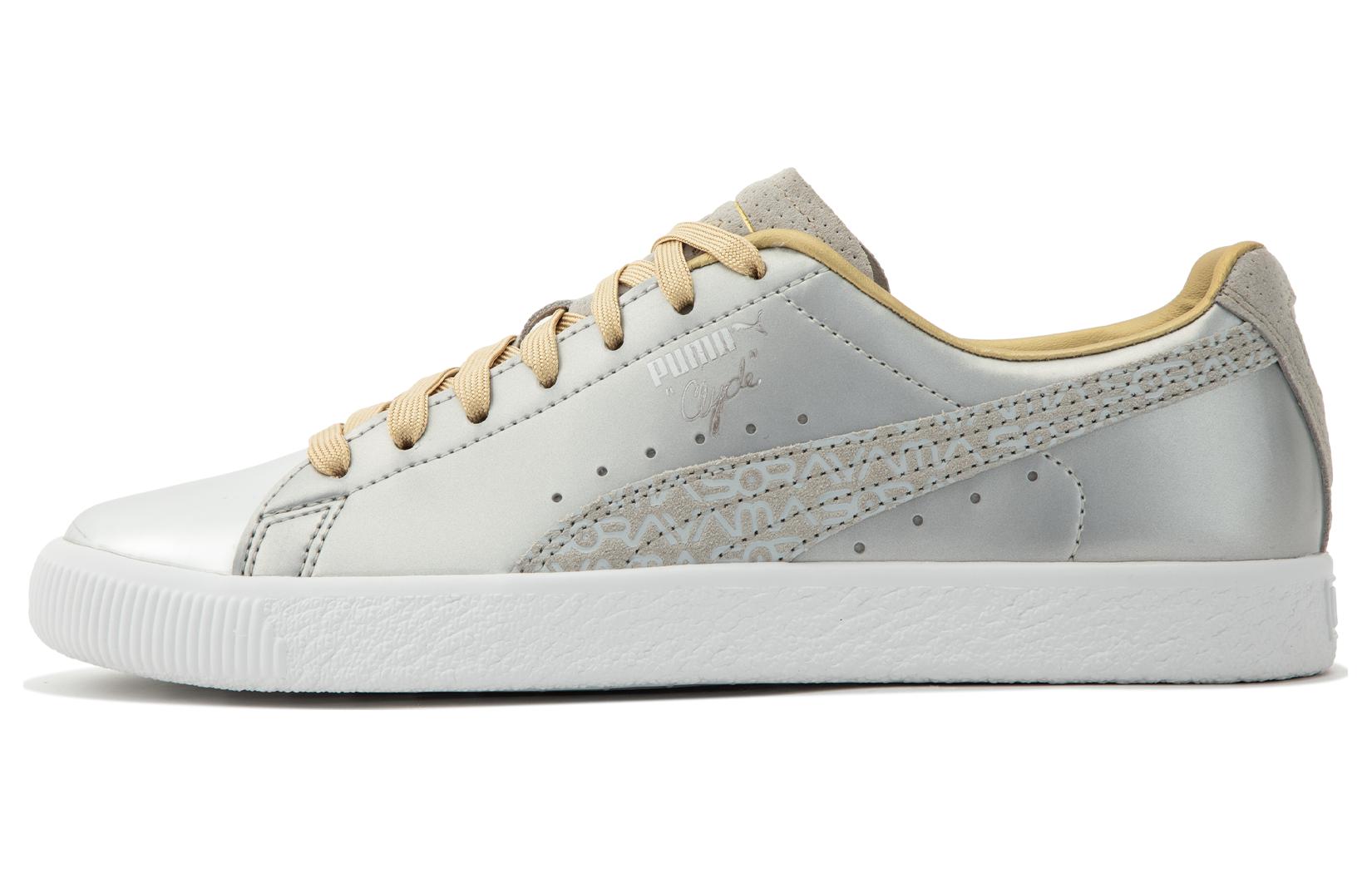 Кеды PUMA PUMA × /HajimeSorayama Clyde (серебристо-золотые)