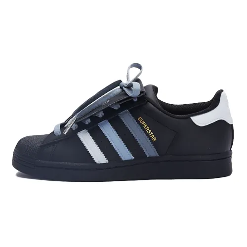Adidas Originals SUPERSTAR Slip Resistant Abrasion Resistant Low top Skateboard Shoes Unisex Blue Black