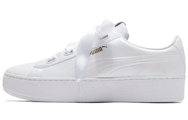 PUMA Vikky Platform Ribbon White Women's