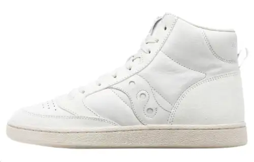 saucony Jazz Court High Premium 'Triple White'