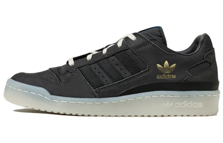 Adidas Originals FORUM Low Cl Leather Comfortable Low top Skateboard Shoes Unisex Dark Blue