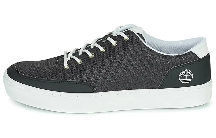 Timberland Slip Resistant Abrasion Resistant Low top Skateboard Shoes Black White