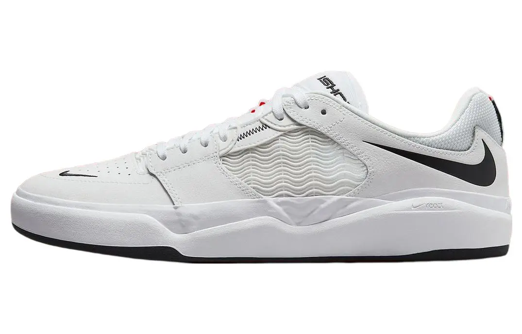 Nike SB Ishod Comfortable Low top Skateboard Shoes Unisex White