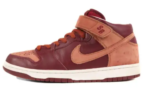 Nike Sb Dunk Mid Team Red Pony