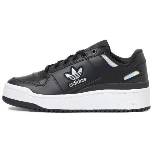 Adidas Originals FORUM BOLD J Cushioning, Wear Resistant Low top Skateboard Shoes Women's Black White