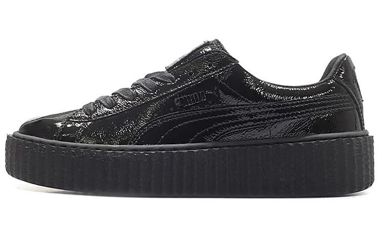PUMA Creeper Rihanna Fenty Cracked Leather Black Women's
