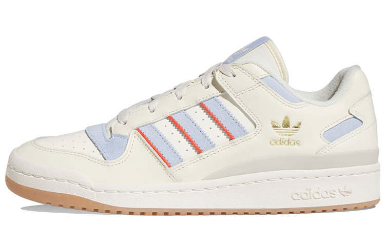 Кроссовки adidas originals FORUM Low (бело-сине-красные)