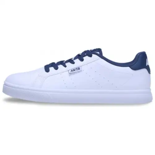 Anta Life Collection Low top Skateboard Shoes Men's White Dark Blue