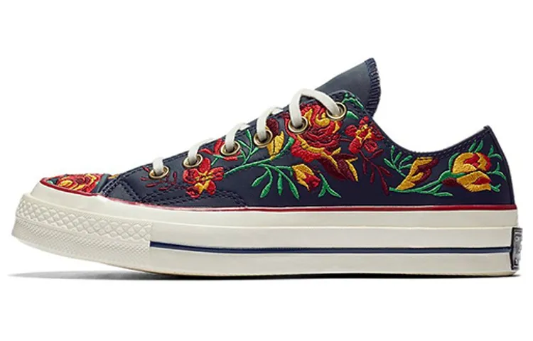 Chuck 70 Wmns Converse Low 'Parkway Floral Embroidery' Women's