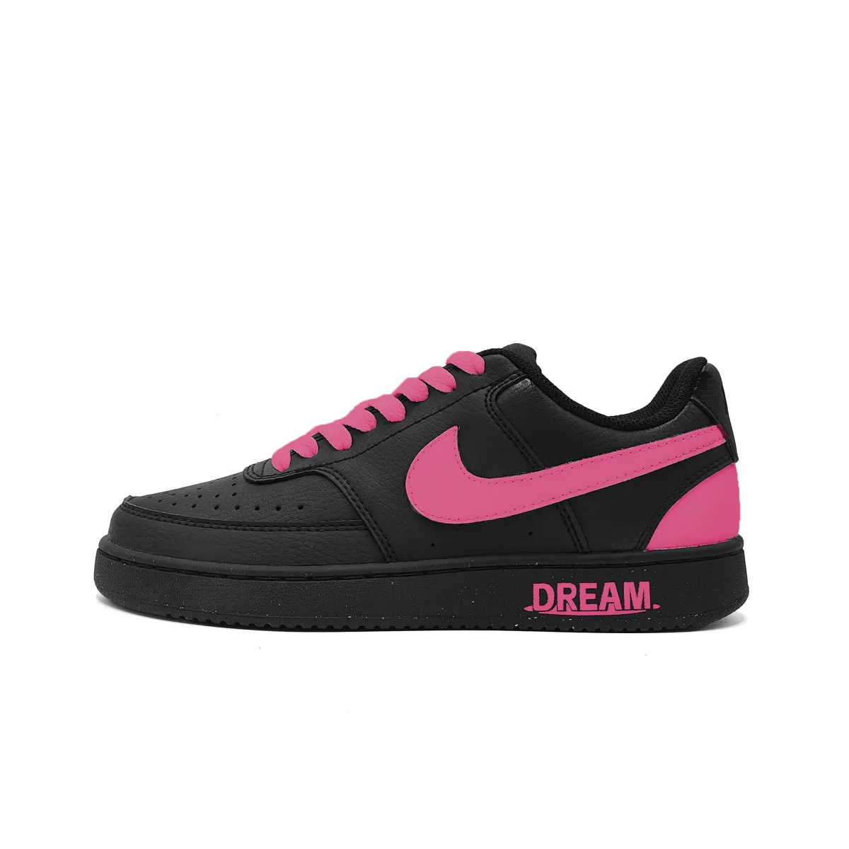Nike Court Vision Dream Lingering Artificial Leather Slip Resistant Abrasion Resistant Low top Skateboard Shoes Unisex