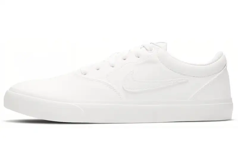 Nike Sb Charge Canvas Triple White