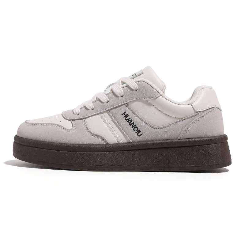 Global HUANQIU Year of the Snake Limited Edition Air Force One Fashion Versatile Thick Sole Retro Korean Version Increased Low Top Sneakers Women's Khaki
