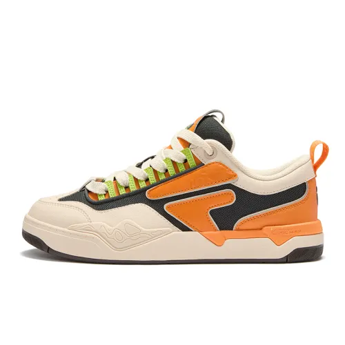 FILA FUSION Nollie Low top Skateboard Shoes Men's Orange Gray