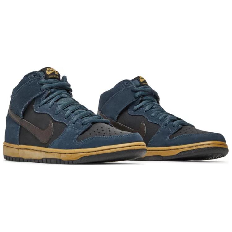 Кеды Nike Dunk SB (черно-синие) — Чёрныйсиний — фото 3
