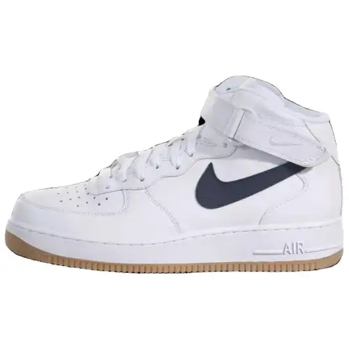 Nike Air Force 1 '07 Fashion Abrasion Resistant Breathable Mid top Skateboard Shoes Unisex White