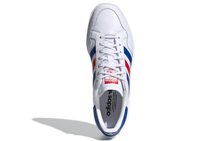 Кроссовки adidas originals Team Court (бело-сине-красные) — фото 5