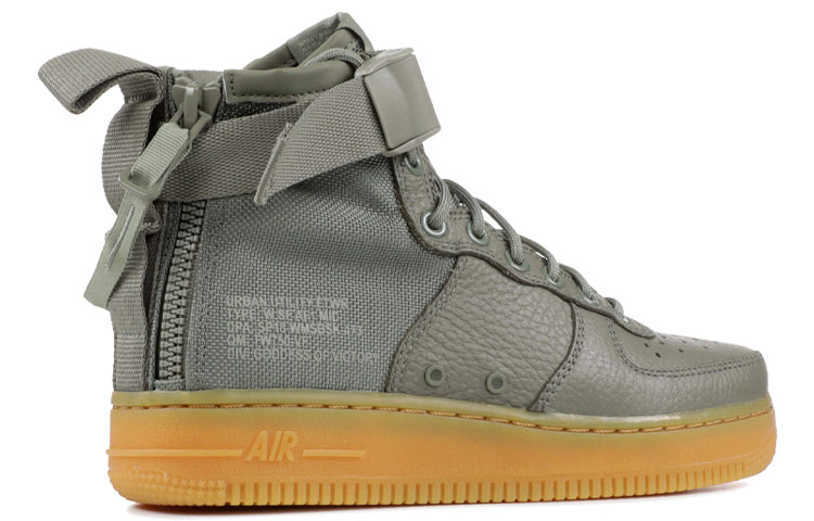 Женские кроссовки Nike Air Force 1 (серые) — фото 4