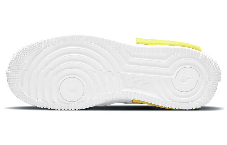 Женские кроссовки Nike Air Force 1 Fontanka (белый / желтый) — Белый / жёлтый — фото 6