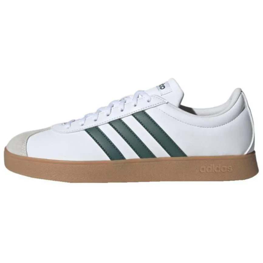 Adidas Originals Vl Court Low-top Skateboard Shoes Unisex White Green