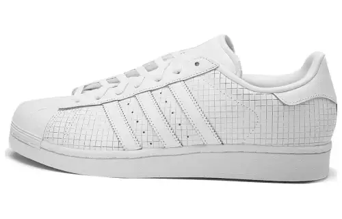 Adidas Superstar 'Scored Leather - Triple White'