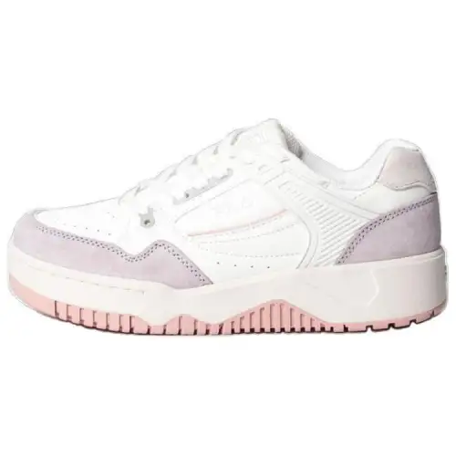FILA Playoff 1990 Low top Skateboard Shoes Women's White Purple Pink