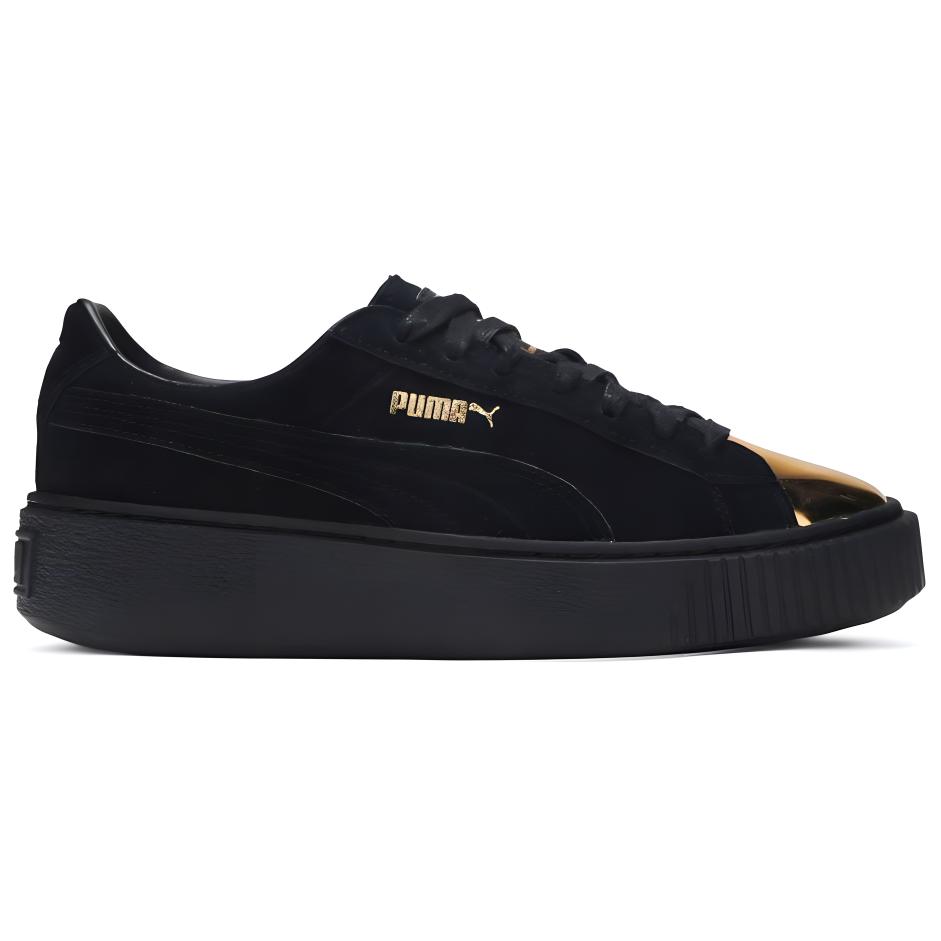Женские кеды PUMA Suede Gold (золотые) — фото 2