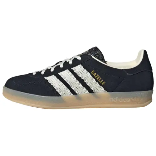 Gazelle Wmns Adidas Originals Indoor 'Ruffled Stripes - Black Cream Gum' Women's