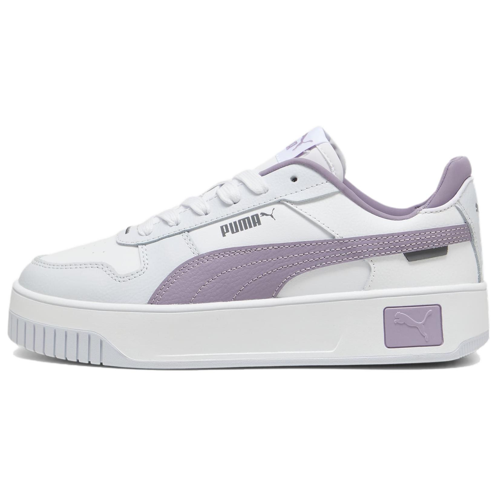 PUMA Carina Street Low top Skateboard Shoes Women's White Purple