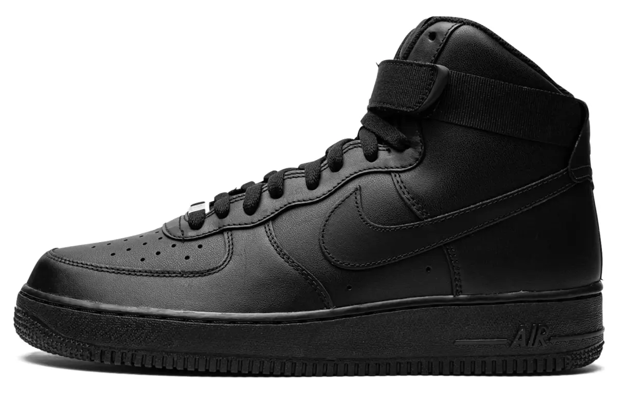 Nike Air Force 1 High '07 Classic High top Skateboard Shoes Men's Pure Black