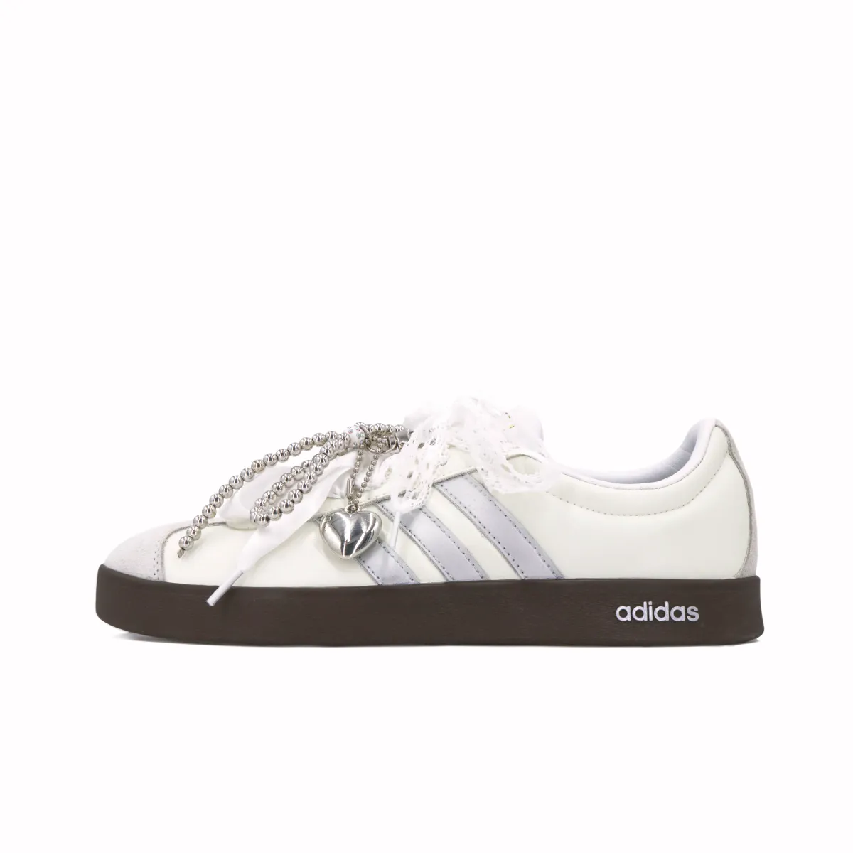 Adidas VL COURT 2.0 Slip Resistant Abrasion Resistant Slip Resistant Abrasion Resistant Low top Skateboard Shoes Unisex