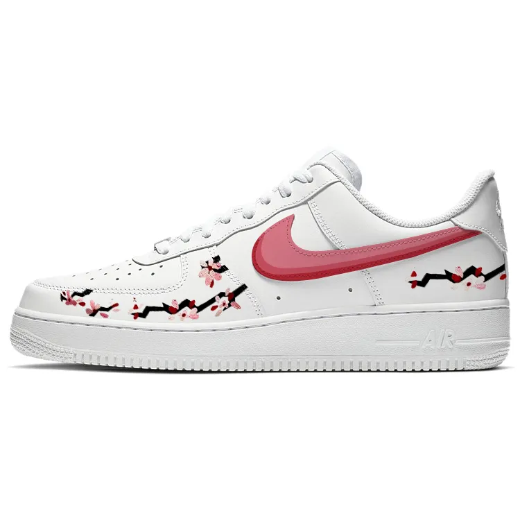 Nike Air Force 1 Skateboard Shoes Women's Low Top Pink/White