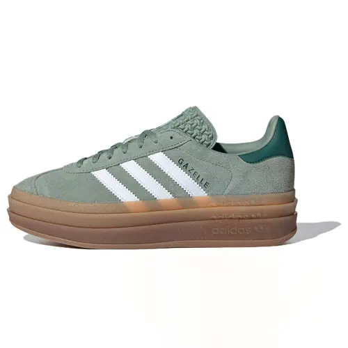 Adidas Gazelle Bold Silver Green Gum Women's'ss