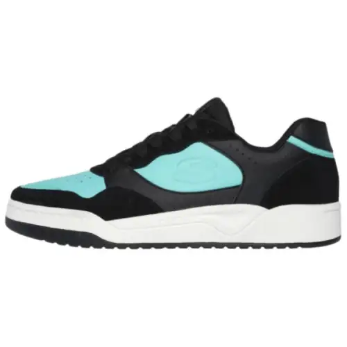 Skechers Low top Skateboard Shoes Men's Black Blue