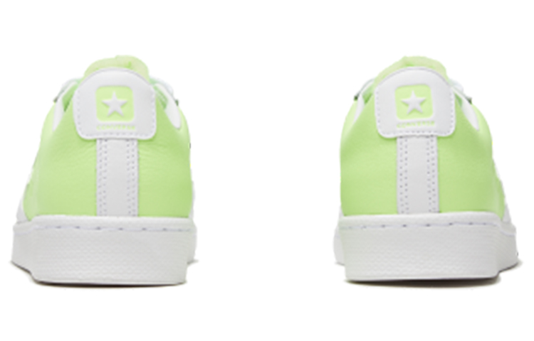 Унисекс кеды Converse Cons Pro Leather (зелено-белые) — фото 4