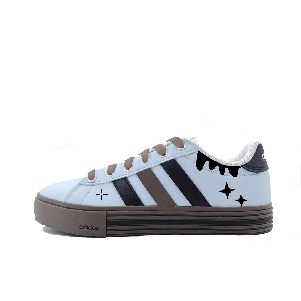 Adidas Daily 4.0 End Of The Qing Dynasty Morning Abrasion Resistant Low top Skateboard Shoes Unisex Blue