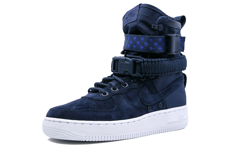 Женские кроссовки Nike Air Force 1 Midnight Navy' (синие) — Синий — фото 2