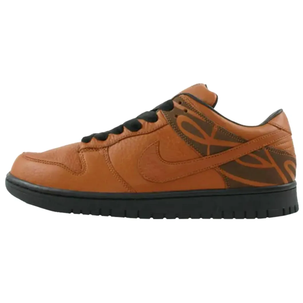 Nike Dunk Low top Skateboard Shoes Men's Dark Brown