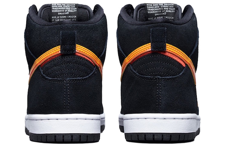Кеды Nike Dunk SB truck it pack (черно-оранжевые) — Чёрныйоранжевый — фото 3