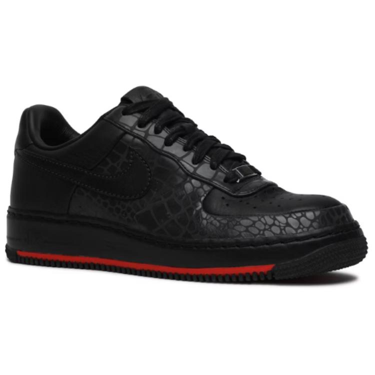 Мужские кроссовки Nike Air Force 1 Rosies Dry Goods (черные) — 黑/黑/珍珠白 — фото 4