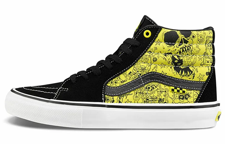 Vans Mike Gigliotti x SpongeBob SquarePants x Vans Skate Sk8-Hi 'Black Yellow'