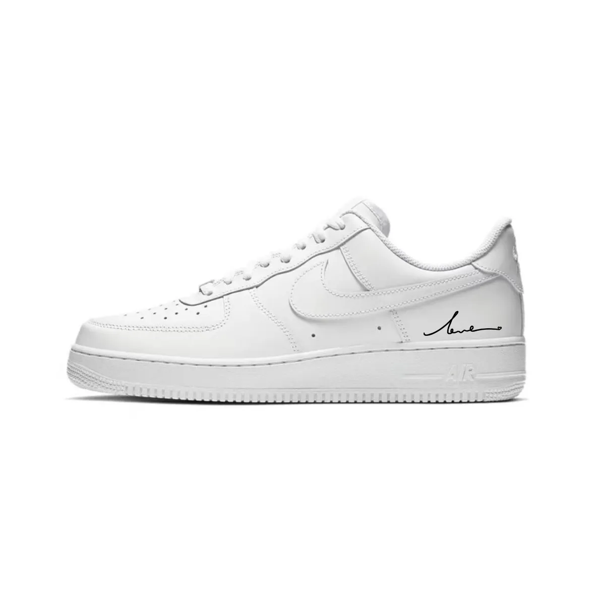 Nike Air Force 1 Slip Resistant Abrasion Resistant Slip Resistant Abrasion Resistant Low top Skateboard Shoes Unisex